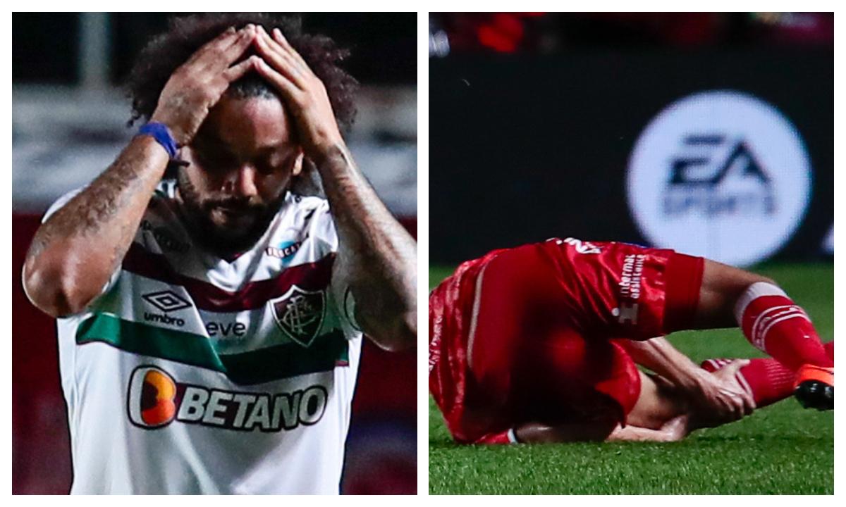 Copa Libertadores: Terrible lesión en copa libertadores entre Argentinos y Fluminense