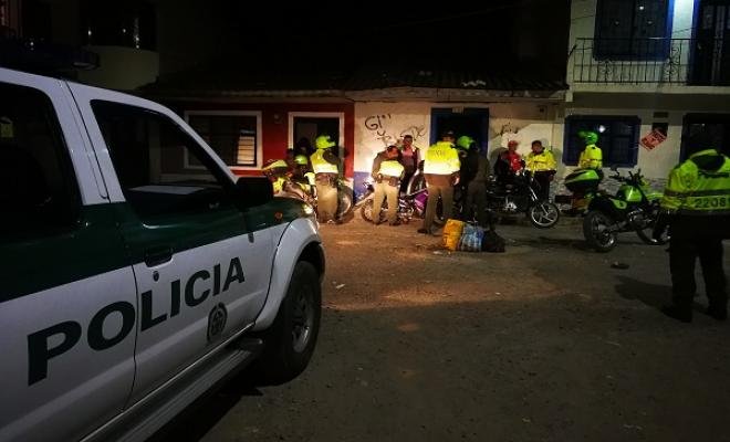 BOGOTA / fuerte operativo contra la ilegalidad