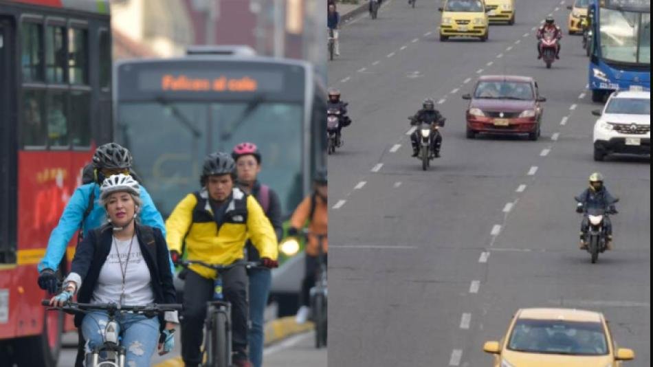 Así transcurre el día sin carro en la capital