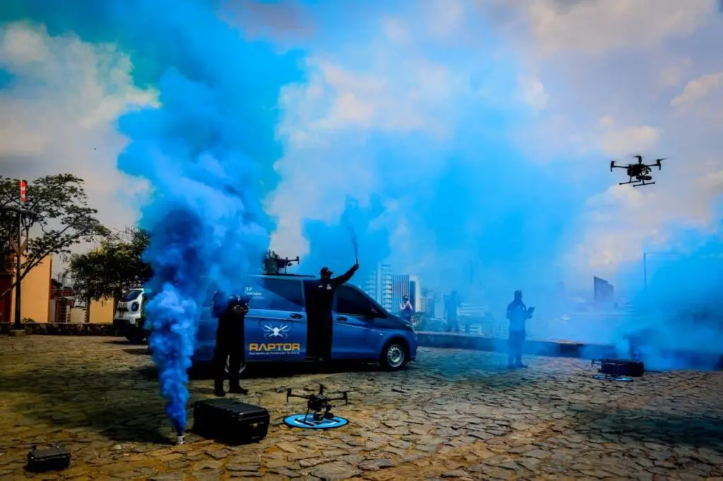 Valle del Cauca activa Raptor, sistema de drones que mejora la seguridad