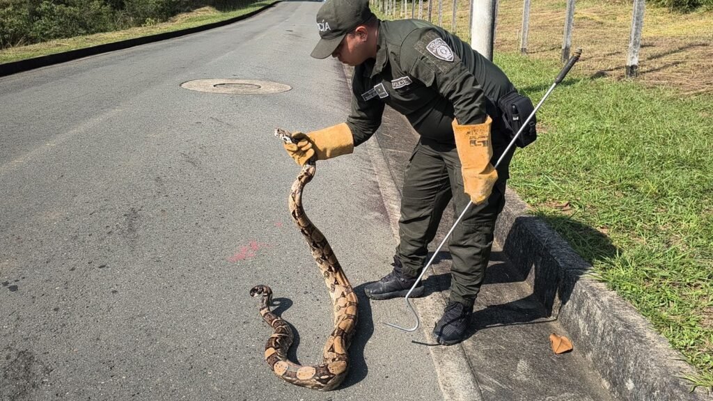 Autoridades rescatan dos boas que estaban en cautiverio en el sur de Cali