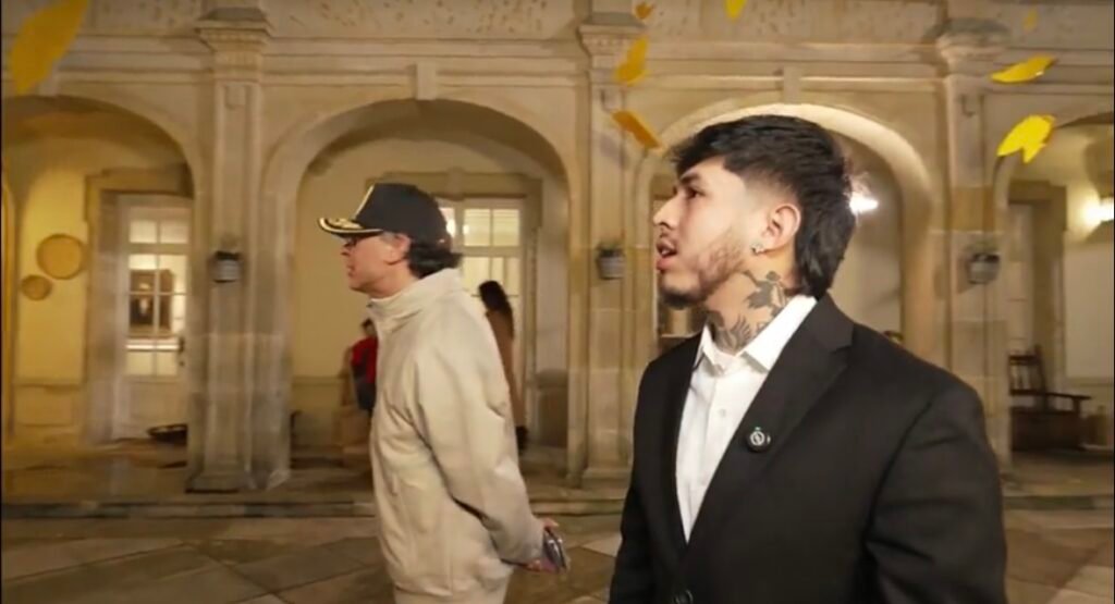 Westcol en la Casa de Nariño. Foto: redes sociales