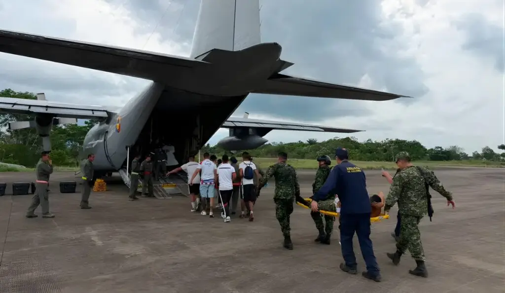 Con el accidente del Hércules en Putumayo, Colombia suma 5 siniestros aéreos. / Foto: MINDEFENSA.