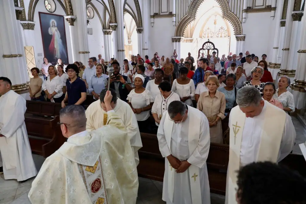 Iglesia La Ermita tras daños. Foto: Alcaldía de Cali