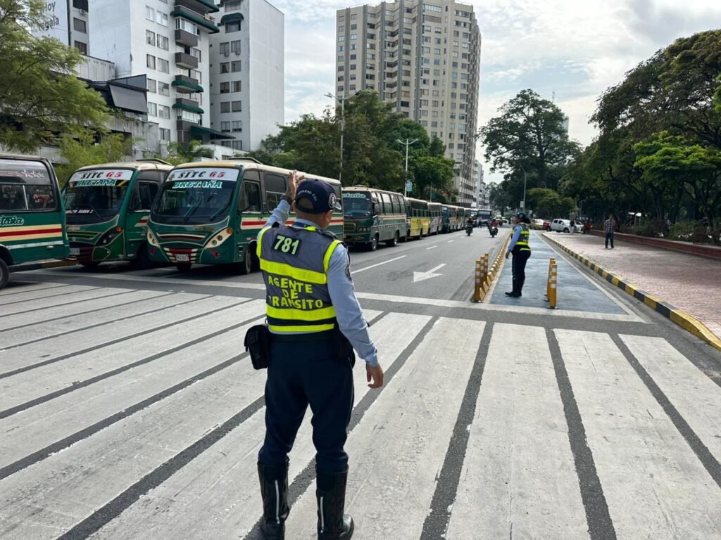 Hay paso a un carril a la altura del CAM. Foto: CW+Noticias