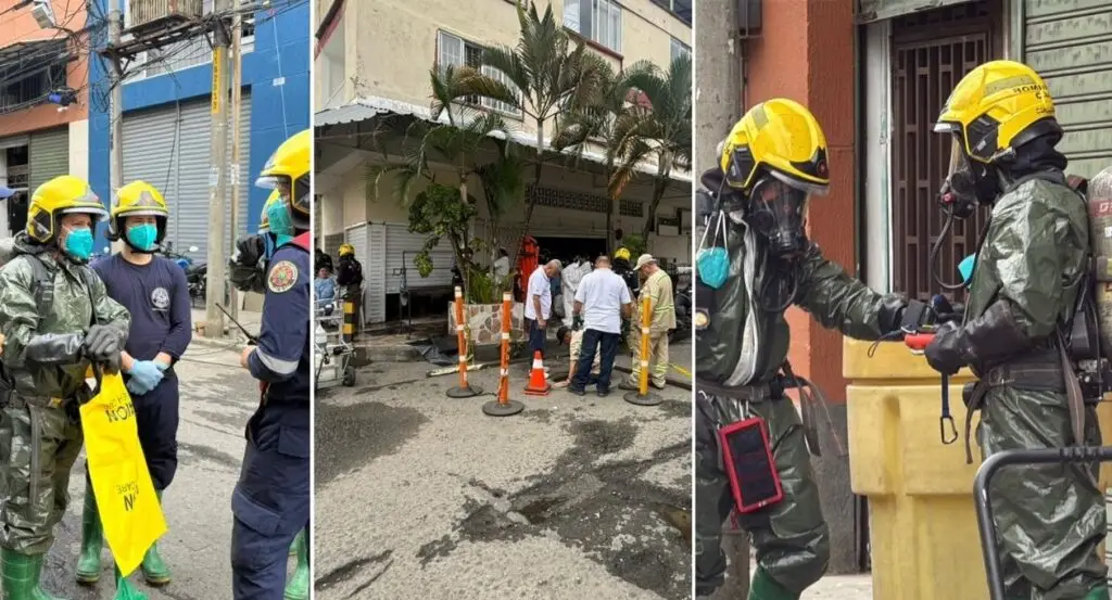 La situación se generó este 21 de mayo. Foto: Bomberos Cali
