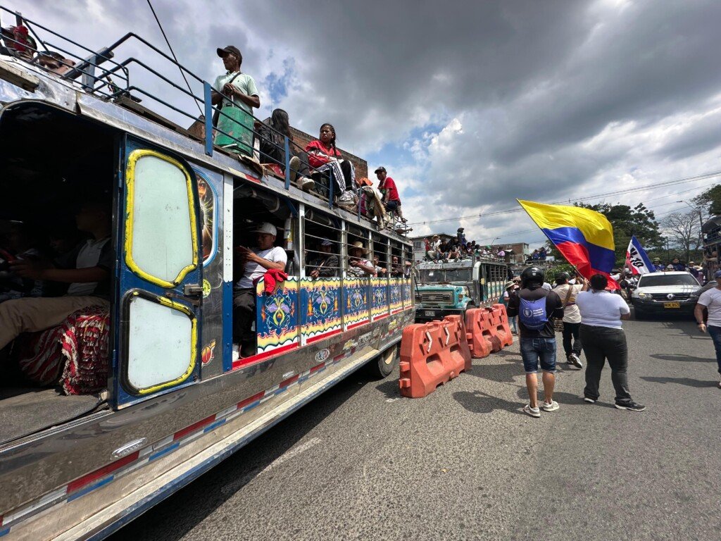 Movilización en Puerto rellena este 20 de julio. Foto: CW+