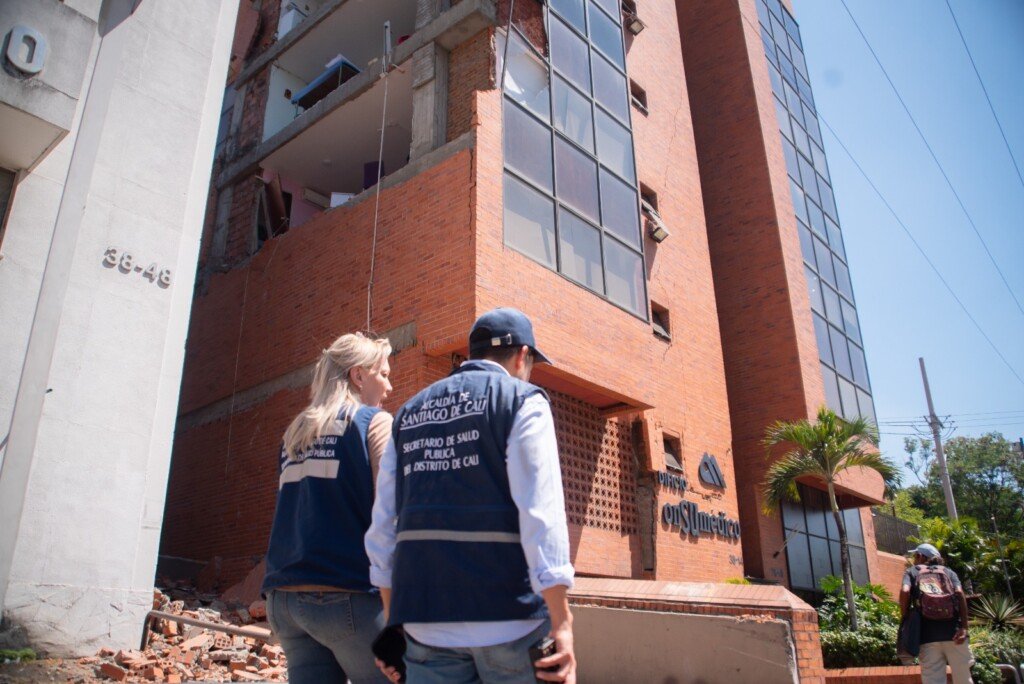 Instituciones de salud con daños tras terremoto. Foto: Alcaldía de Cali