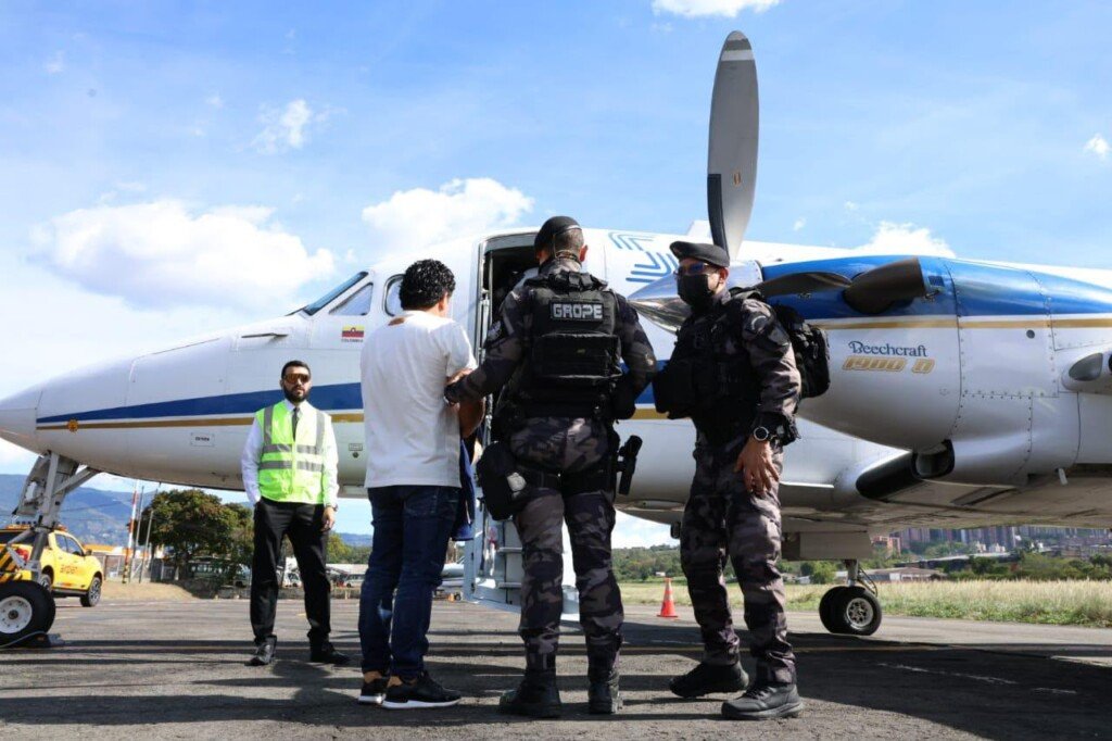 Douglas, Carlos Pesebre y Lindolfo salieron de Itagüí hacia cárceles de alta seguridad en Bogotá, Valledupar y Cómbita. Foto: Suministrada