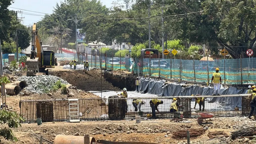 Obras en la Cañasgordas superan el 65%. Foto: Gobernación del Valle del Cauca