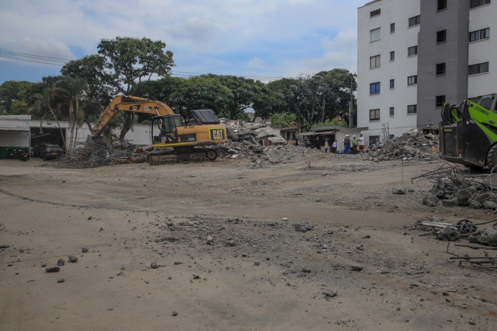 Edificio Ariguaní tras terremoto. Foto: Alcaldía de Cali