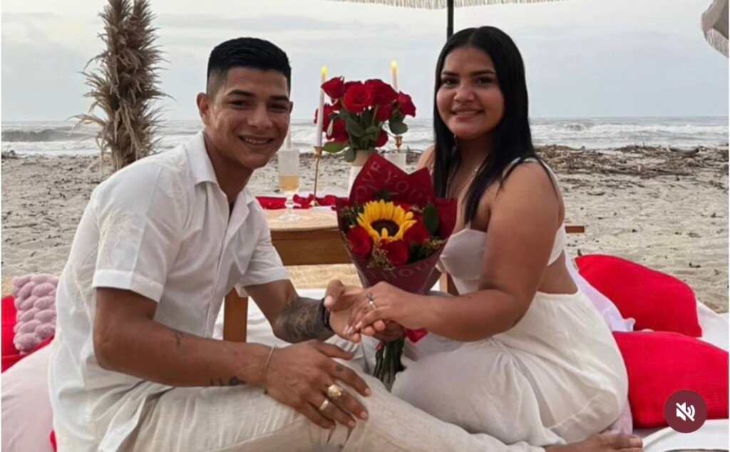 Alias 'La Bebecita' junto a su pareja sentimental. Foto: redes sociales