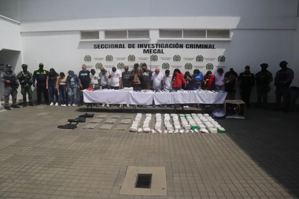 Cae la banda 'Los de Afrika' tras 21 allanamientos en barrios. Foto: Policía Metropolitana de Cali